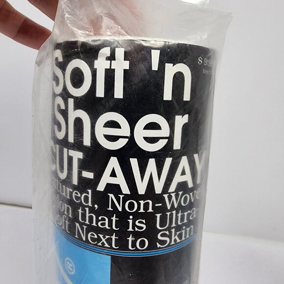 Sulky Soft n Sheer Cut Away & Totally Stable Iron On Tear Away Stabilizers 2 Rol - Picture 5 of 6